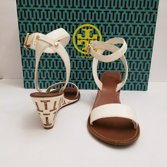 Tory Burch Wedge Sandals - Picture 2 of 10